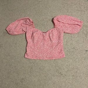 Abercrombie Puff Sleeve Top